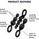 Satisfyer Booty Call Set Of 3 Black Anal Plugs Satisfyer Booty Call Set Of 3 Black Anal Plugs