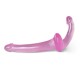 Double Fun Pink Strapless Strap On Dildo Double Fun Pink Strapless Strap On Dildo