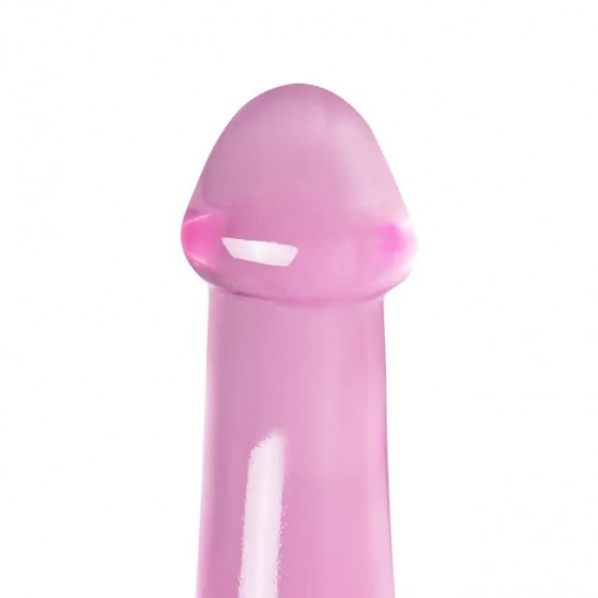 Double Fun Pink Strapless Strap On Dildo Double Fun Pink Strapless Strap On Dildo