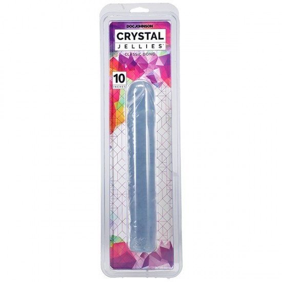 Crystal Jellies 10 Inch Dong Clear Crystal Jellies 10 Inch Dong Clear