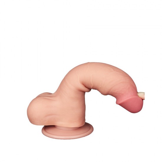 Lovetoy Sliding Easy Bend Skin Dildo 8 Inch Lovetoy Sliding Easy Bend Skin Dildo 8 Inch