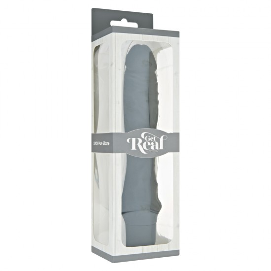 ToyJoy Get Real Classic Silicone Vibrator Black ToyJoy Get Real Classic Silicone Vibrator Black