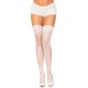 Leg Avenue Stay Up Sheer Thigh Hold Ups White UK 6 to 12