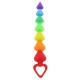 ToyJoy Rainbow Heart Anal Beads ToyJoy Rainbow Heart Anal Beads