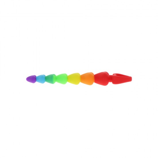 ToyJoy Rainbow Heart Anal Beads ToyJoy Rainbow Heart Anal Beads