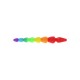 ToyJoy Rainbow Heart Anal Beads ToyJoy Rainbow Heart Anal Beads