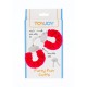 ToyJoy Furry Fun Wrist Cuffs Red ToyJoy Furry Fun Wrist Cuffs Red