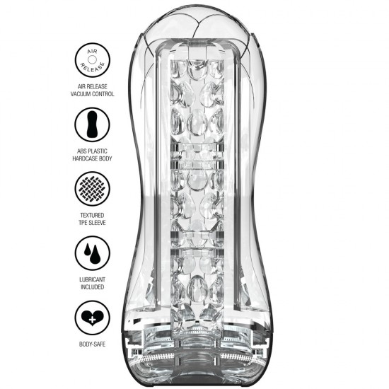 ToyJoy Hero Big Clear Blast Vacuum Stroker ToyJoy Hero Big Clear Blast Vacuum Stroker