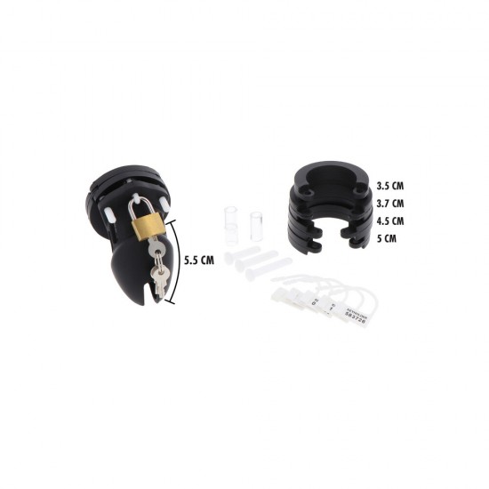 Hidden Desire Extreme Chastity Silicone Cock Cage Small Hidden Desire Extreme Chastity Silicone Cock Cage Small