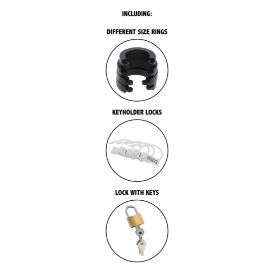 Hidden Desire Extreme Chastity Silicone Cock Cage Large Hidden Desire Extreme Chastity Silicone Cock Cage Large