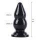 Hidden Desire Extreme Balls Butt Plug 6.6 Inches Hidden Desire Extreme Balls Butt Plug 6.6 Inches
