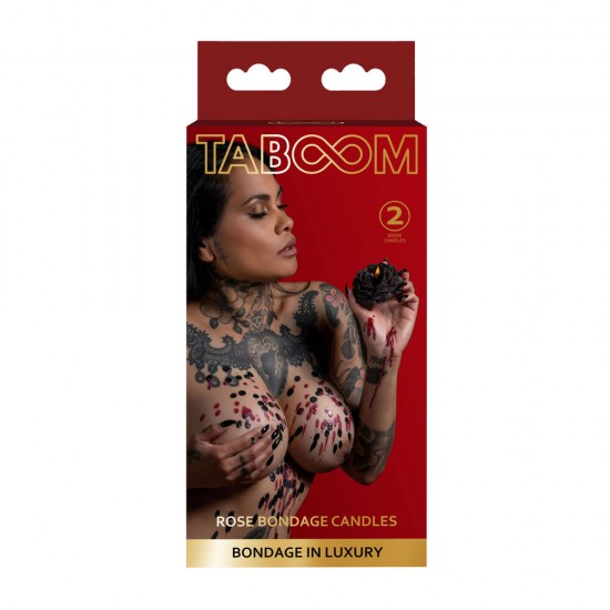 Taboom 2 Rose Bondage Candles Taboom 2 Rose Bondage Candles