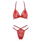 Cottelli Lace Set Red Cottelli Lace Set Red
