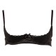 Cottelli Half Cup Bra Black Cottelli Half Cup Bra Black