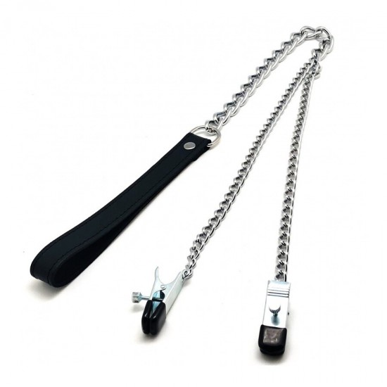 Nipple Clamps with Lead 40cm Nipple Clamps with Lead 40cm