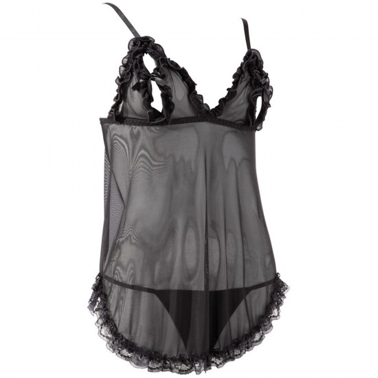 Cottelli Open Babydoll And String Back Cottelli Open Babydoll And String Back