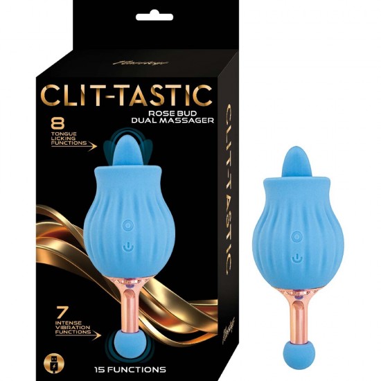ClitTastic Rose Bud Dual Massager Rechargeable ClitTastic Rose Bud Dual Massager Rechargeable