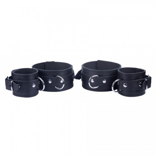 The Red Arm To Forearm Leather Shackles