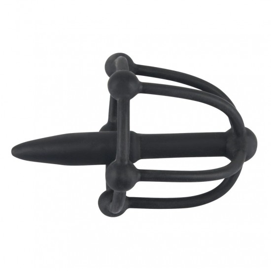 Silicone Penis Plug WIth Glans Cage Silicone Penis Plug WIth Glans Cage