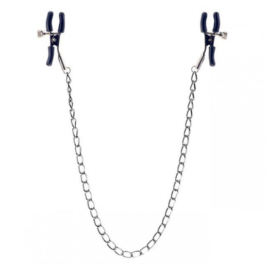 Squeeze And Please Nipple Clamps With Chain Squeeze And Please Nipple Clamps With Chain