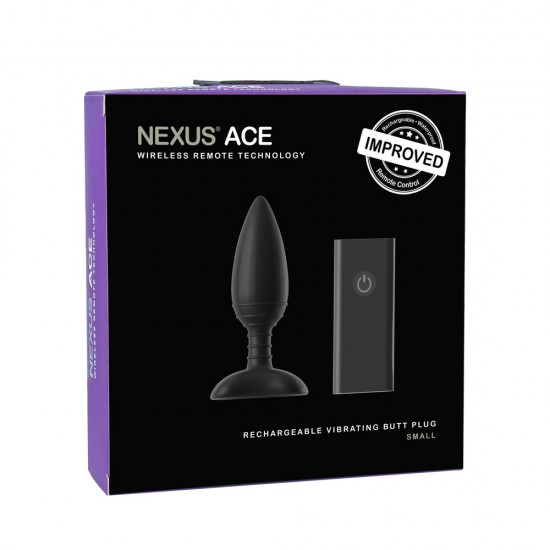 Nexus Ace Rechargeable Vibrating Butt Plug Small Nexus Ace Rechargeable Vibrating Butt Plug Small