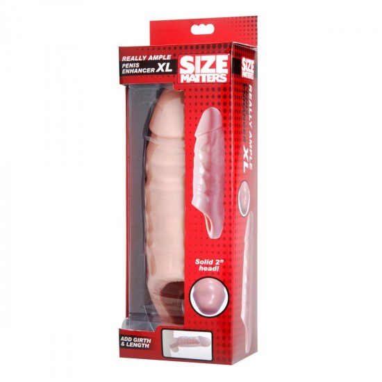 Size Matters Really Ample Penis Enhancer XL Flesh Size Matters Really Ample Penis Enhancer XL Flesh