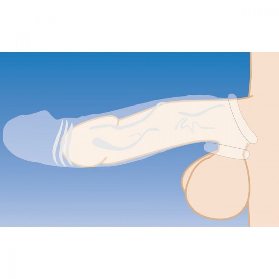 Size Matters 2 Inch Clear Penis Extender Sleeve Size Matters 2 Inch Clear Penis Extender Sleeve