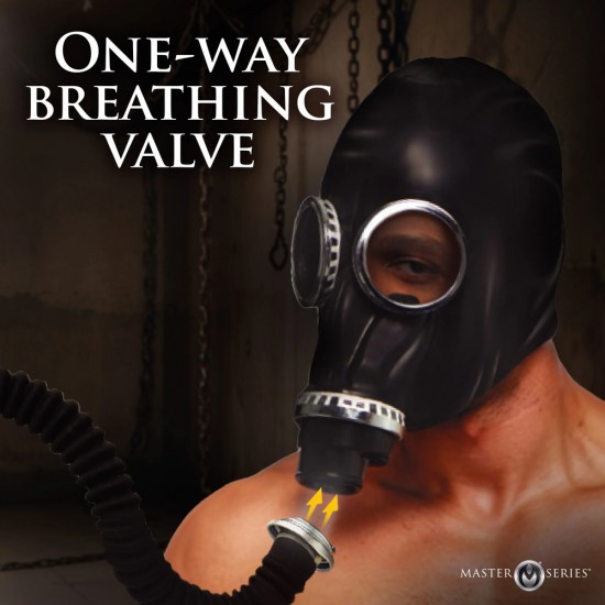 Master Series Dark Inhaler Gas Mask with Bottle Master Series Dark Inhaler Gas Mask with Bottle