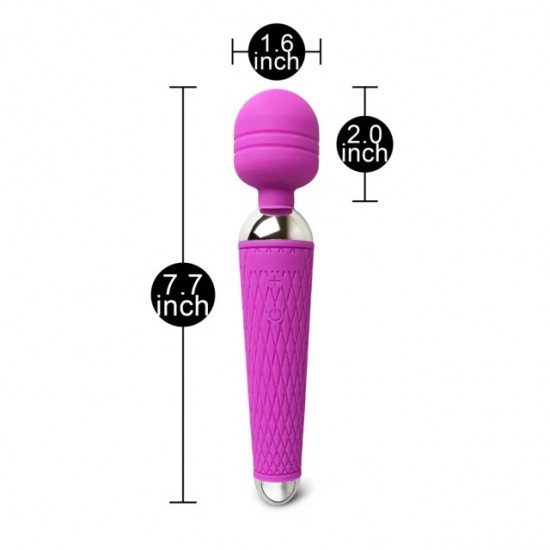 10 Speed Purple Rechargeable Magic Wand 10 Speed Purple Rechargeable Magic Wand