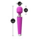 10 Speed Purple Rechargeable Magic Wand 10 Speed Purple Rechargeable Magic Wand