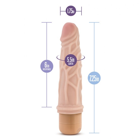 Dr. Skin Cock Vibe 3 Vibrating Cock 7.25 Inches Dr. Skin Cock Vibe 3 Vibrating Cock 7.25 Inches