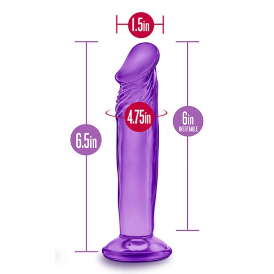 B Yours Sweet N Small 6 Inch Purple Dildo B Yours Sweet N Small 6 Inch Purple Dildo
