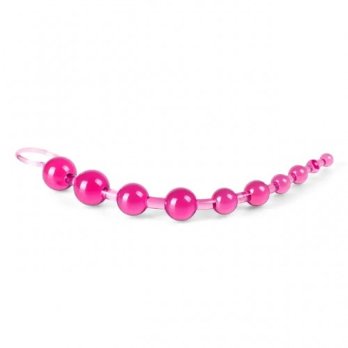 Pink Chain Of 10 Anal Beads