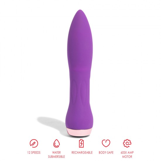 Nu Sensuelle Silicone 60SX AMP Bullet Purple Nu Sensuelle Silicone 60SX AMP Bullet Purple