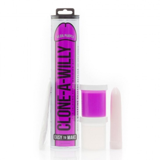 Clone A Willy Neon Purple Silicone Vibrator Clone A Willy Neon Purple Silicone Vibrator