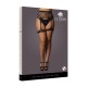 Le Desir Striped Fishnet Garterbelt UK 14 to 20 Le Desir Striped Fishnet Garterbelt UK 14 to 20