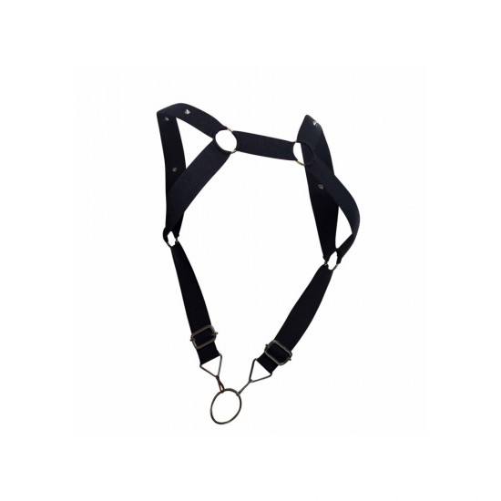 Male Basics Dngeon Straight Back Harness With Cock Ring Male Basics Dngeon Straight Back Harness With Cock Ring