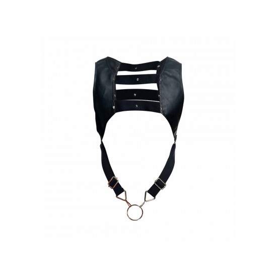 Male Basics Dngeon Crop Top Cock Ring Harness Male Basics Dngeon Crop Top Cock Ring Harness