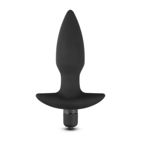 Silicone Butt Plug With Vibrating Bullet Silicone Butt Plug With Vibrating Bullet