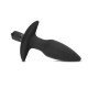 Silicone Butt Plug With Vibrating Bullet Silicone Butt Plug With Vibrating Bullet