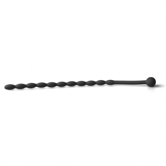 6 Inch Black Silicone Beaded Penis Sound Plug 6 Inch Black Silicone Beaded Penis Sound Plug