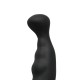 Black Silicone Anal Plug Vibrator with Cock Ring Black Silicone Anal Plug Vibrator with Cock Ring