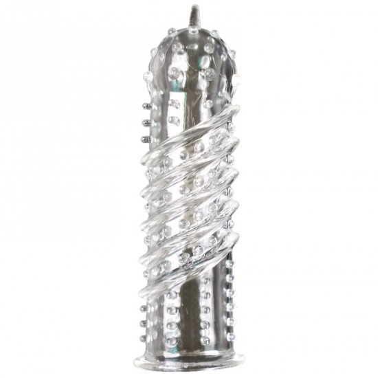 Clear Textured Orgasma Penis Sleeve Clear Textured Orgasma Penis Sleeve