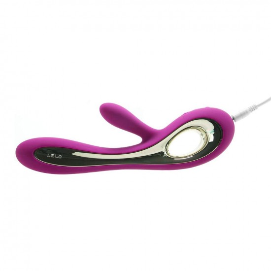 Lelo Soraya 2 Dual Rabbit Vibrator Deep Rose Lelo Soraya 2 Dual Rabbit Vibrator Deep Rose