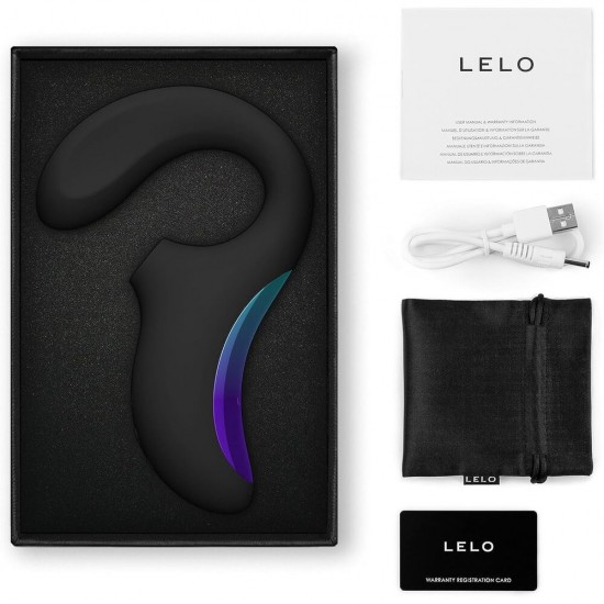 Lelo Enigma Dual Massager Black Lelo Enigma Dual Massager Black