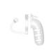 Man Cage 12 Male 5.5 Inch Clear Chastity Cage With Anal Plug Man Cage 12 Male 5.5 Inch Clear Chastity Cage With Anal Plug