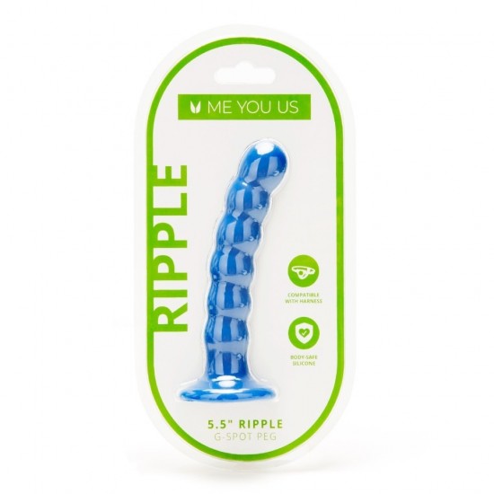Me You Us 5.5 Inch Ripple G Spot Peg Dildo Me You Us 5.5 Inch Ripple G Spot Peg Dildo