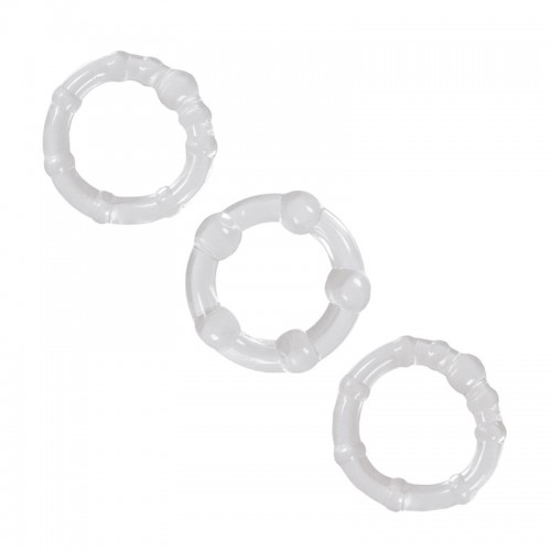 NS Novelties Renegade Intensity Rings Cock Rings Clear