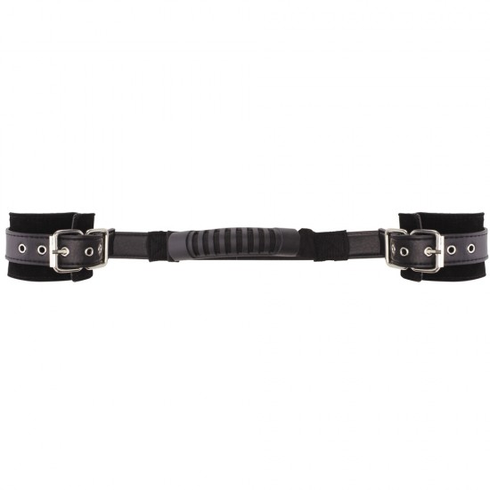 Ouch Adjustable Black Leather Handcuffs Ouch Adjustable Black Leather Handcuffs