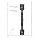 Ouch Old School Tattoo Printed Hand Cuffs With Handle Ouch Old School Tattoo Printed Hand Cuffs With Handle